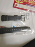 老皮匠 適配卡西歐W218H/AE-1200/SGW-300/400/MRW-200樹(shù)脂硅膠表帶 黑色-黑色扣 18mm 曬單實(shí)拍圖