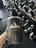 恩爾美保溫杯大容量鈦杯保冷杯茶水分離戶外運動便攜外出水壺噸桶墩新款 【冰花黑】2000毫升/保冷熱 曬單實拍圖