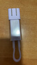 品勝【3C認(rèn)證】充電寶自帶線插頭充電器三合一20W快充可上飛機(jī)高鐵5000毫安移動電源適用蘋果華為 紫 曬單實(shí)拍圖