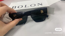 BOLON暴龍眼鏡25年新品墨鏡男款王鶴棣同款潮流太陽鏡防曬遮陽女BL3203 【明星同款】C10 亮黑色-偏光 曬單實(shí)拍圖