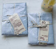MUJI 水洗棉 枕套 枕頭套單個裝家用 床上用品 純棉 淺紅色×淺紅色條紋 單只 48cm*74cm 枕芯用 曬單實(shí)拍圖