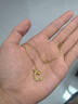 中國黃金（CHINA GOLD）黃金項鏈星月織夢項鏈足金999爆閃滿天星項鏈送老婆女友生日禮物 約2.27g【星月吊墜+925鏈】 曬單實拍圖