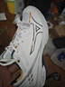 美津濃（MIZUNO）WAVE CLAW鷹爪3三代男女專(zhuān)業(yè)羽毛球鞋防滑寬楦運動(dòng)鞋輕量NEO3 自由白 WAVE CLAW 3 38.5 =245mm 曬單實(shí)拍圖