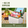 京東京造保溫箱冰塊冷藏箱戶外露營(yíng)旅行車(chē)載冰桶商用擺攤釣魚(yú)小型便6L箱 曬單實(shí)拍圖