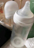 貝親（Pigeon）玻璃奶瓶寬口徑防脹氣240ml M號奶嘴 3月+ AA187  曬單實拍圖