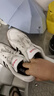 adidas「小鋸齒」D-PAD CLASSIC休閑美高風(fēng)復(fù)古籃球板鞋阿迪達(dá)斯 淺灰/黑色/淺猩紅   37 曬單實(shí)拍圖