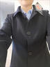 啄木鳥(niǎo)毛呢外套女矮小個(gè)子2025新款中長(cháng)款收腰顯瘦黑色羊絨呢子大衣 黑色 M 建議90-100斤 曬單實(shí)拍圖