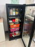 新飛（frestec）冰吧冷藏柜 歐式恒溫紅酒柜酒店家用電冰箱迷你小型單門辦公室保鮮展示留樣茶葉飲料藥品柜 232升黑【23L獨(dú)立冷凍室+帶紫燈+帶鎖】 曬單實(shí)拍圖
