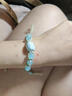 可愛(ài)陶瓷小貓編織手鏈女生時(shí)尚簡(jiǎn)約百搭2026新款高顏值 藍色KT貓編織手繩 曬單實(shí)拍圖