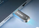閃迪（SanDisk）64GB USB3.2 U盤(pán) CZ74 讀速高達300MB/s 金屬高速u(mài)盤(pán) 安全加密 學(xué)習辦公投標大容量?jì)?yōu)盤(pán) 曬單實(shí)拍圖