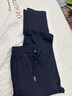 吉普（JEEP）高端純棉運(yùn)動(dòng)男褲春秋新款中年爸爸褲子男士寬松直筒抗皺休閑褲男 藍(lán)色【春秋厚款】 XL 【建議135-150斤】 曬單實(shí)拍圖