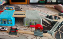 Hape(德國)兒童電動(dòng)火車(chē)軌道玩具木質(zhì)拼搭diy交運樞紐收納套3歲+E3773 曬單實(shí)拍圖