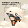 天騎頭盔 電動(dòng)車(chē)3c認(rèn)證新國(guó)標(biāo)A類(lèi)電瓶車(chē)半盔男女士夏季安全帽四季通用 黑色-防曬茶鏡 曬單實(shí)拍圖