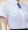 匆蒙夏季白色襯衫女暗扣斜紋襯衫女內(nèi)搭職業(yè)襯衫商務(wù)面試工裝百搭修身 曬單實(shí)拍圖