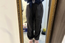 優(yōu)衣庫女裝HEATTECH保暖休閑長褲/闊感褲松緊寬松百搭470732 39 棕黑色 L /160/70A 曬單實(shí)拍圖