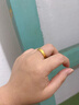 妙聚福金包銀黃金足金999古法戒指男女2025新款純金素圈指環(huán)禮物送女友 平安無(wú)事戒指[4mm] 金0.2克-13號 曬單實(shí)拍圖