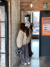 棉致牛角扣大毛領(lǐng)連帽棉服女冬季新款加厚外套棉衣派克服羽棉襖絨服 梵6672卡其色【高品質(zhì)】 M 110-125斤 曬單實(shí)拍圖