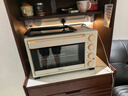 美的（Midea）【國家補貼】家用多功能電烤箱32L 3D熱風(fēng) 搪瓷內膽 雙層門(mén)保護電烤箱T3-L324D三代 曬單實(shí)拍圖
