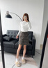 打底衫女半高領(lǐng)秋冬季新款加厚可外穿顯瘦長(zhǎng)袖純色打底衣親膚衣 牛奶白 蓄熱保暖抗起球 均碼 【適合80-140斤】 曬單實(shí)拍圖