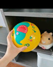 費(fèi)雪（Fisher-Price）兒童玩具球 寶寶小皮球拍拍球22cm(黃色 贈(zèng)打氣筒)生日禮物禮品 曬單實(shí)拍圖