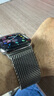 古美蘋果手表ultra/s10表帶純鈦米蘭尼斯apple i watch磁吸s9/s8/s7/s6/se降落傘扣不銹鋼腕帶 原鈦色【官方同款全鈦米蘭降落傘扣】-輕至34g 曬單實拍圖