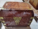 夢(mèng)佳家畫(huà)金絲楠木首飾盒收納盒帶鎖復(fù)古珠寶箱中式高檔飾品盒子結(jié)婚禮物 金絲楠木[小葉楨楠]首飾盒 曬單實(shí)拍圖