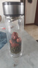 【?京東物流配送】高硼硅雙層玻璃杯大容量泡茶杯水杯子茶水分離 【雙層加厚】茶杯 350ml 1只 曬單實(shí)拍圖