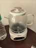 美的（Midea）花漾0膠水全玻璃全自動(dòng)養(yǎng)生壺 辦公室多功能煮茶壺 燒水壺恒溫電熱水壺煮茶器花茶壺1L YS10B101 曬單實(shí)拍圖