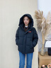 鴨鴨（YAYA）時(shí)空道宇系列羽絨服男女同款冬季新款防風(fēng)保暖短款外套情侶 月光白色 M 【推薦110-130斤】 曬單實(shí)拍圖