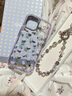 FUNNY RICH郁金晚霞適用iPhone16ProMax手機殼蘋果15puls新款磁吸保護套漸變色透明14女款防摔高級感清新創(chuàng)意 香芋紫+月下愛麗絲手機鏈D4 iPhone 15 曬單實拍圖