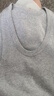【純棉背心】男士夏季運(yùn)動(dòng)無袖修身打底內(nèi)穿健身全棉吊帶上衣汗衫 灰色 2XL 【建議140-160斤左右】 曬單實(shí)拍圖