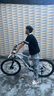 喜德盛（xds）山地車黑客380避震前叉21速變速鋁合金車架 白/黑色17 曬單實拍圖