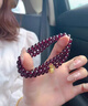 胖東來(lái)品質(zhì)天然三圈石榴石手串和田玉疊戴手鏈女輕奢小眾簡(jiǎn)約百搭 稀缺礦藏全凈體【福運三圈款/珠徑6MM】曜晶級石榴 曬單實(shí)拍圖