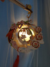 宮薰中秋節(jié)燈籠木質(zhì)diy手工制作材料旋轉(zhuǎn)燈籠兒童幼兒園兔子花燈 快樂 曬單實(shí)拍圖