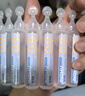 海氏海諾鹽水清洗液 液體敷料生理型鹽水小支可制濕巾棉片15ml*20支*4盒 曬單實(shí)拍圖