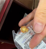 周大生腕美文運財福黃金轉運珠足金夜光琺瑯笑口財神生日禮物送女友 歡喜如來轉運珠 1.10g 【單轉運珠-不配繩,介意慎拍】 曬單實拍圖