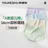 有棵樹(shù)A類(lèi)嬰兒棉女士?jì)妊澟兠?A抗菌加長(cháng)襠高彈透氣精梳棉女生三角褲 曬單實(shí)拍圖