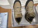 駱駝（CAMEL）戶外登山鞋男 耐磨徒步鞋牛皮戶外鞋 A63202a6015 軍綠 41 曬單實拍圖
