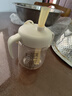 英氏（YEEHOO）兒童牛奶杯寶寶學飲杯帶刻度吸管水杯嬰幼兒專用喝水防摔杯子 曬單實拍圖