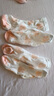 棉十三兒童襪子夏季薄款女童【新疆棉】透氣網(wǎng)眼女孩花邊中筒女童襪8雙 曬單實(shí)拍圖