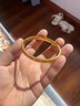 興穎金包銀手鐲女款足金999包足銀時(shí)尚氣質(zhì)款實(shí)心卡家閉口鐲子不掉色 金1.3克-總重約25克-54圈口卡家手鐲 曬單實(shí)拍圖