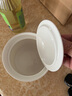 京東京造 燉盅 陶瓷湯碗蒸蛋燕窩輔食碗家用帶蓋贈(zèng)勺子純白460ml 曬單實(shí)拍圖