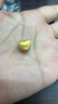 潮宏基足金轉(zhuǎn)運(yùn)珠黃金女計(jì)價(jià) 小桃心 SHG30002331 單吊墜約0.75g 生日 曬單實(shí)拍圖