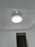 惠普普瑞護眼LED隱形扇葉餐廳遙控調(diào)光一體吊扇風(fēng)扇燈中山燈具包安裝 曬單實拍圖
