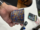 蘇氏陶瓷（SUSHI CERAMICS）漆藝鎏銀國潮茶杯主人杯個(gè)人杯品茗杯功夫茶杯（藍(lán)）J0645 曬單實(shí)拍圖