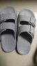 斯凱奇（Skechers）拖鞋男士秋季軟底輕便一腳蹬運動(dòng)休閑涼拖鞋舒適沙灘鞋243336 曬單實(shí)拍圖