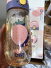 QWE水杯孕產婦吸管杯ppsu耐高溫大容量直飲兩用配背帶兒童學生水壺杯 吸管杯-波爾多粉 500ml 曬單實拍圖