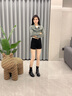 卓詩(shī)尼厚底樂(lè )福鞋女2025新款小皮鞋秋冬季襪靴加絨靴子中筒馬丁靴女靴子 黑色單里【跟高5cm】 37 曬單實(shí)拍圖