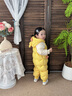 巴拉巴拉balaOne童裝兒童羽絨服嬰兒寶寶連體衣2025新款冬裝哈衣爬服萌趣 黃色小雞31004-白鴨絨 90 充絨量94g 曬單實(shí)拍圖