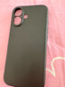 畢亞茲適用蘋果16手機(jī)殼 iPhone16保護(hù)套 全包鏡頭超輕薄防摔植絨內(nèi)襯磨砂親膚裸機(jī)手感液態(tài)軟殼 JK715黑 曬單實(shí)拍圖